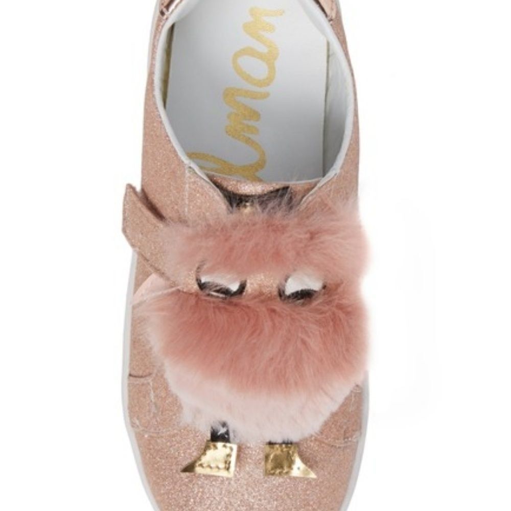 ‎Sam Edelman Liv Ovee Faux Fur Monster Sneaker
